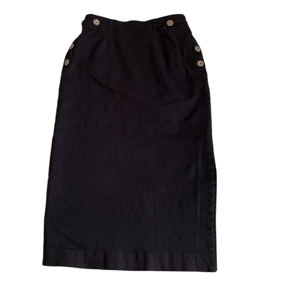 Vintage 80’s Rouie long button-up skirt - Picture 1 of 15